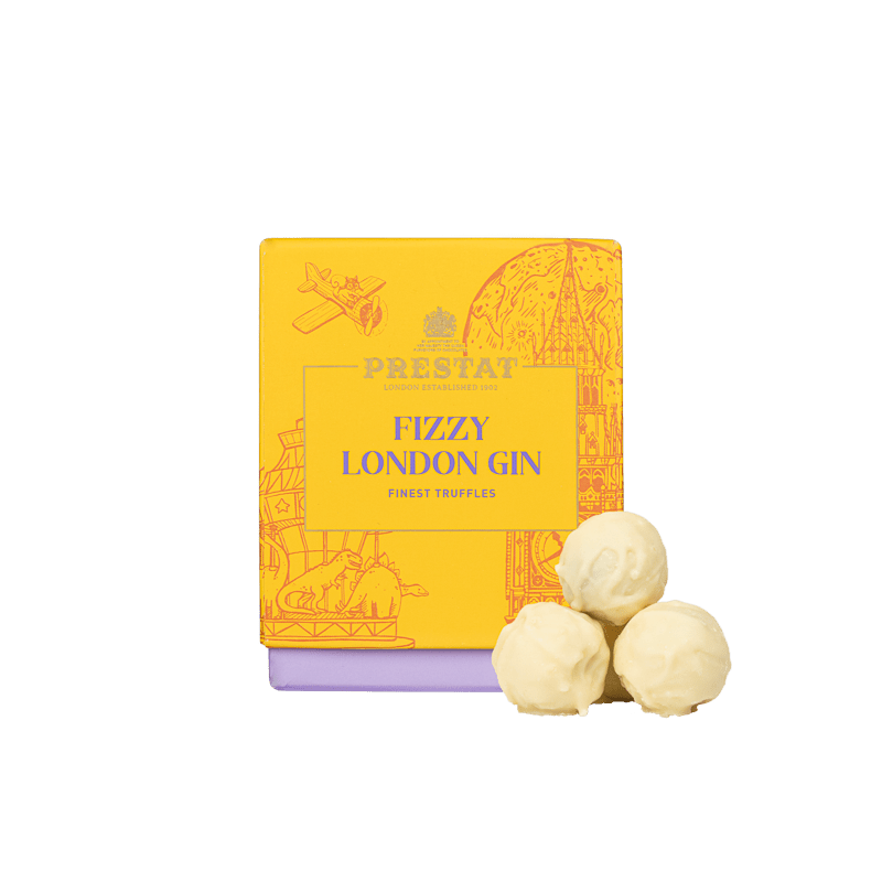 box white chocolate truffles By Prestat Chocolates