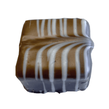 striped chocolate candy By Prestat Chocolates