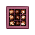 box assorted chocolate truffles By Prestat Chocolates