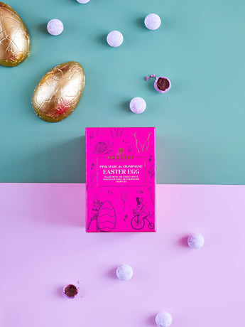 Pink Easter egg box.