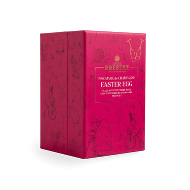 pink easter egg box By Prestat Chocolates
