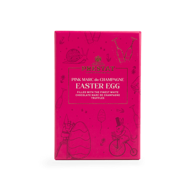 pink easter egg chocolate box By Prestat Chocolates