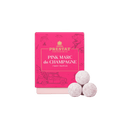 pink champagne chocolate truffles By Prestat Chocolates