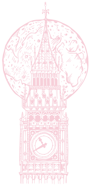 Pixelated pink mushroom.