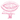 Pixelated pink mushroom.