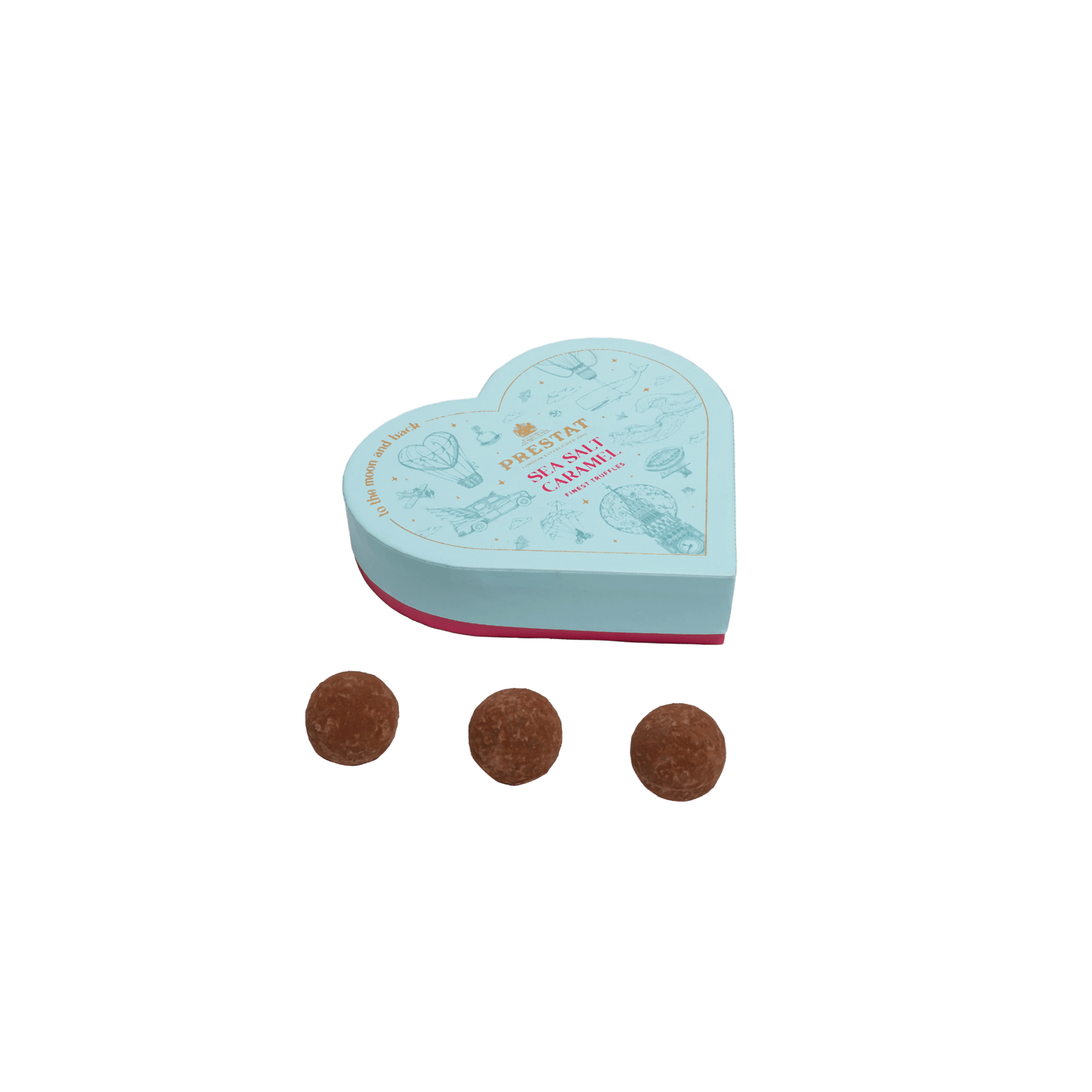 Sea Salt Caramel Heart - Love Truffles Collection