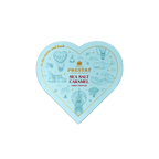 heart-shaped box sea salt caramel By Prestat Chocolates