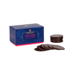 box dark chocolate discs By Prestat Chocolates