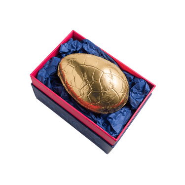 golden chocolate egg gift box By Prestat Chocolates