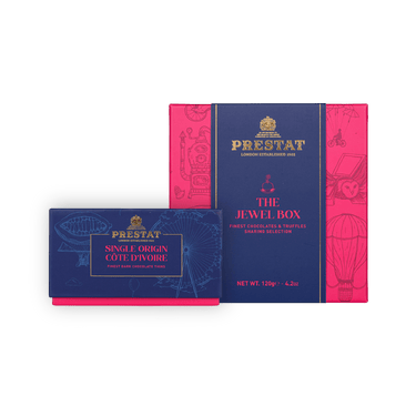 two boxes prestat chocolates By Prestat Chocolates