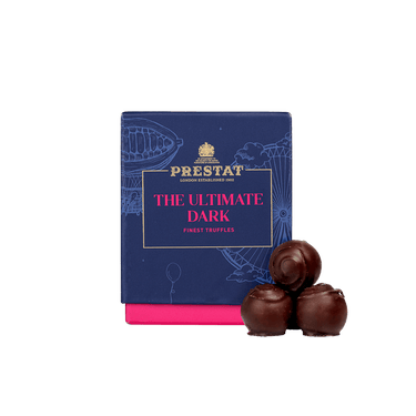 box dark chocolate truffles By Prestat Chocolates