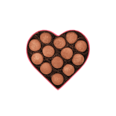 Sea Salt Caramel Heart - Love Truffles Collection - Prestat Chocolates